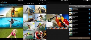 Screenshots of GoPro App. (Image Credit: Google Play Store)