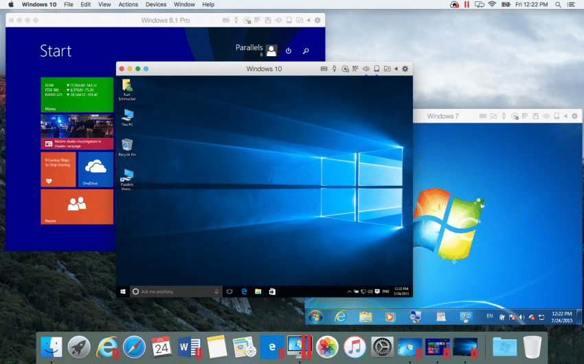 parallels 11 windows 10 el capitan