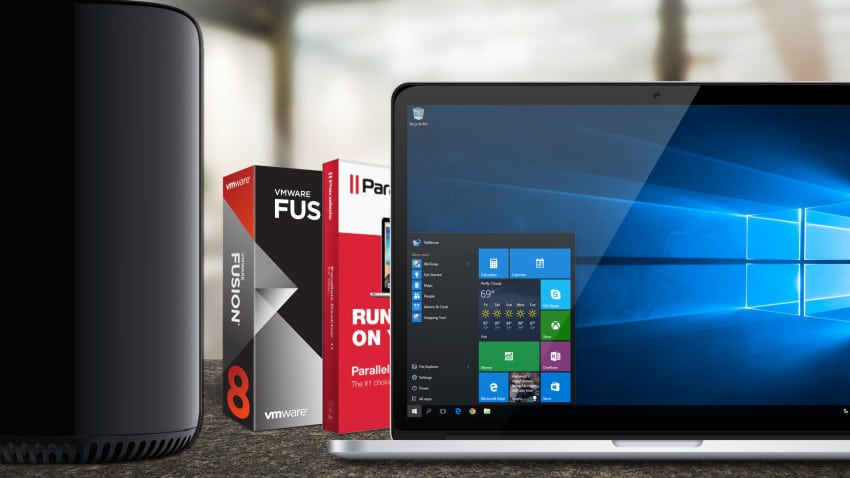 parallels vs fusion test setup