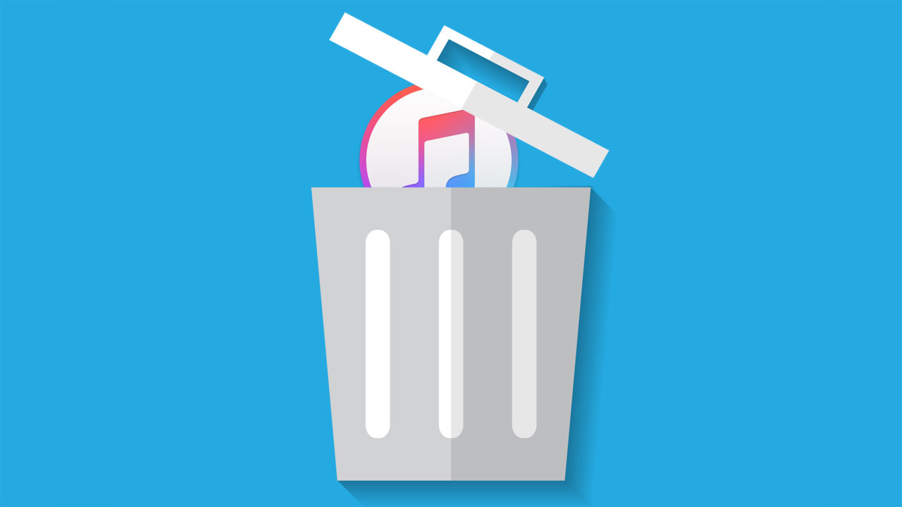 itunes trash can