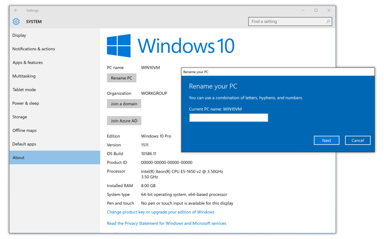 how to rename your pc in windows 10 this pc windows 10