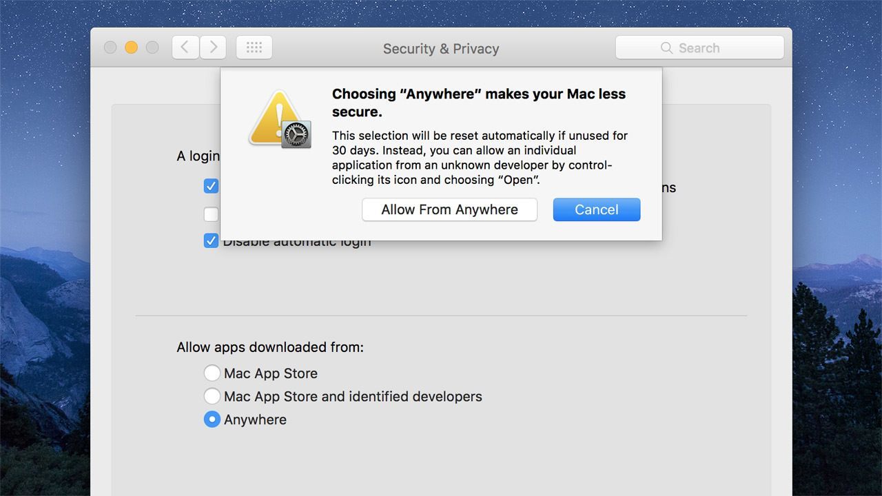how to disable gatekeeper on mac 10.12.6
