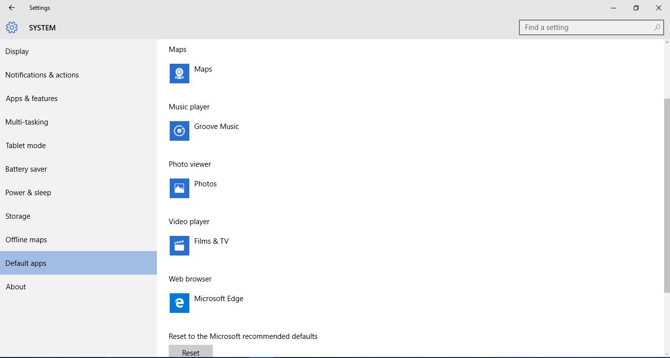 How to Select Alternative Default Software for Windows 10