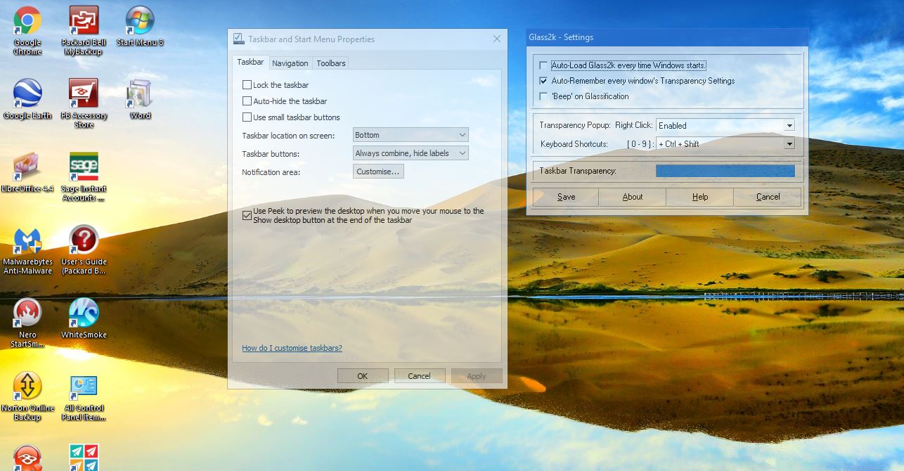 How to Restore Aero Glass Transparency in Windows 10
