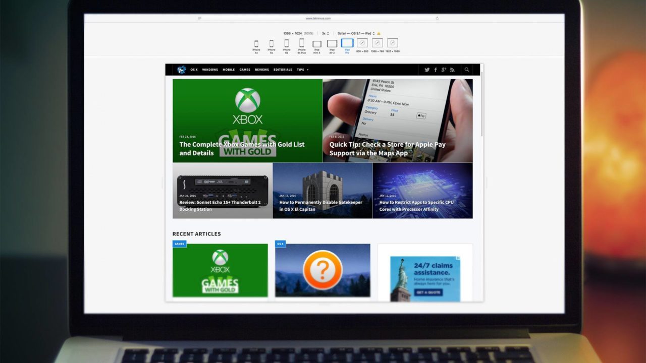 Test Your Website's Mobile Layout With Safari Responsive Design Mode
