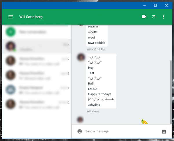 google hangouts easter eggs full list google hangouts easter eggs full list