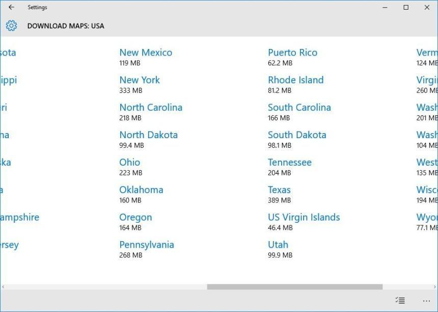 windows 10 download maps