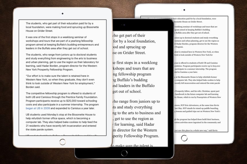 safari reader fonts