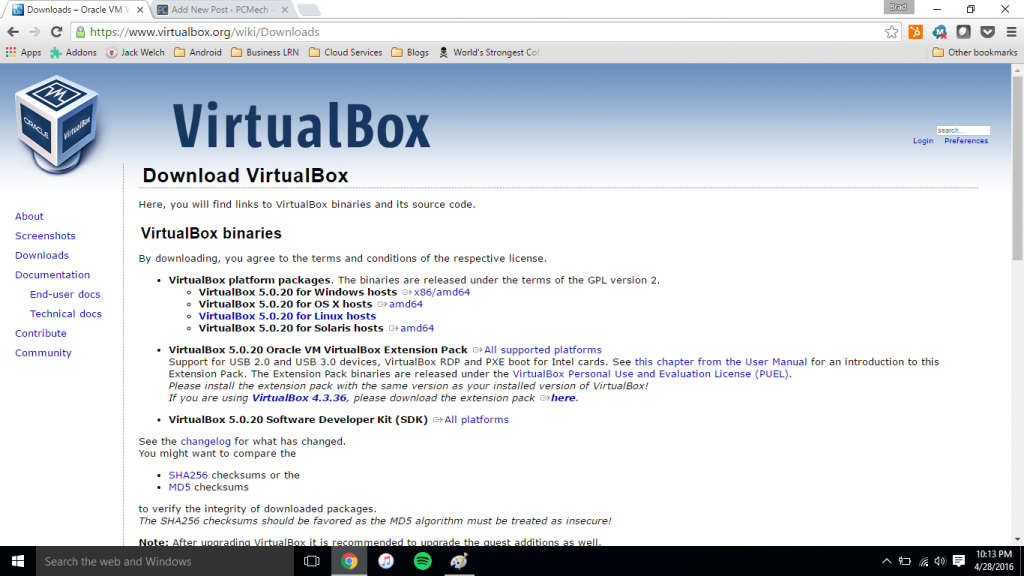 virtualbox-website
