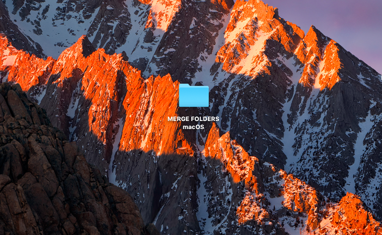 Merge Folders macOS