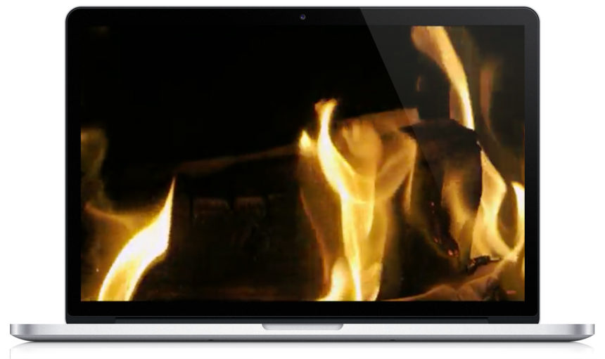 macbook pro full screen video