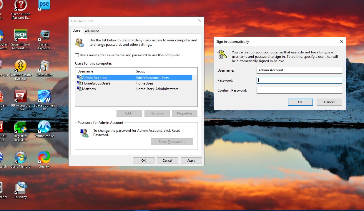 How to Enable Windows 10 Auto Login