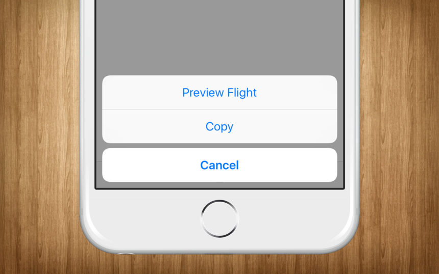 iphone preview flight