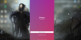 Instagram on PC desktop