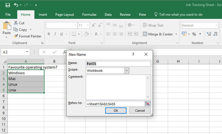 How to Create a Dropdown List in Excel