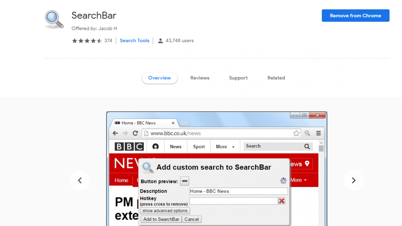 How to Add a New Search Box to Google Chrome