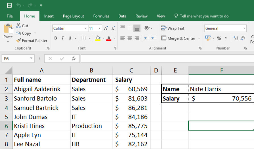 How to use VLOOKUP in Excel