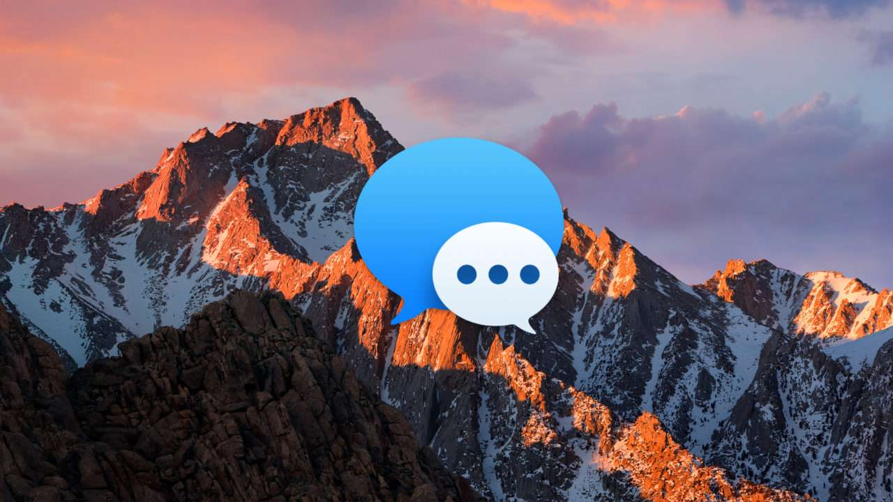 macos sierra messages