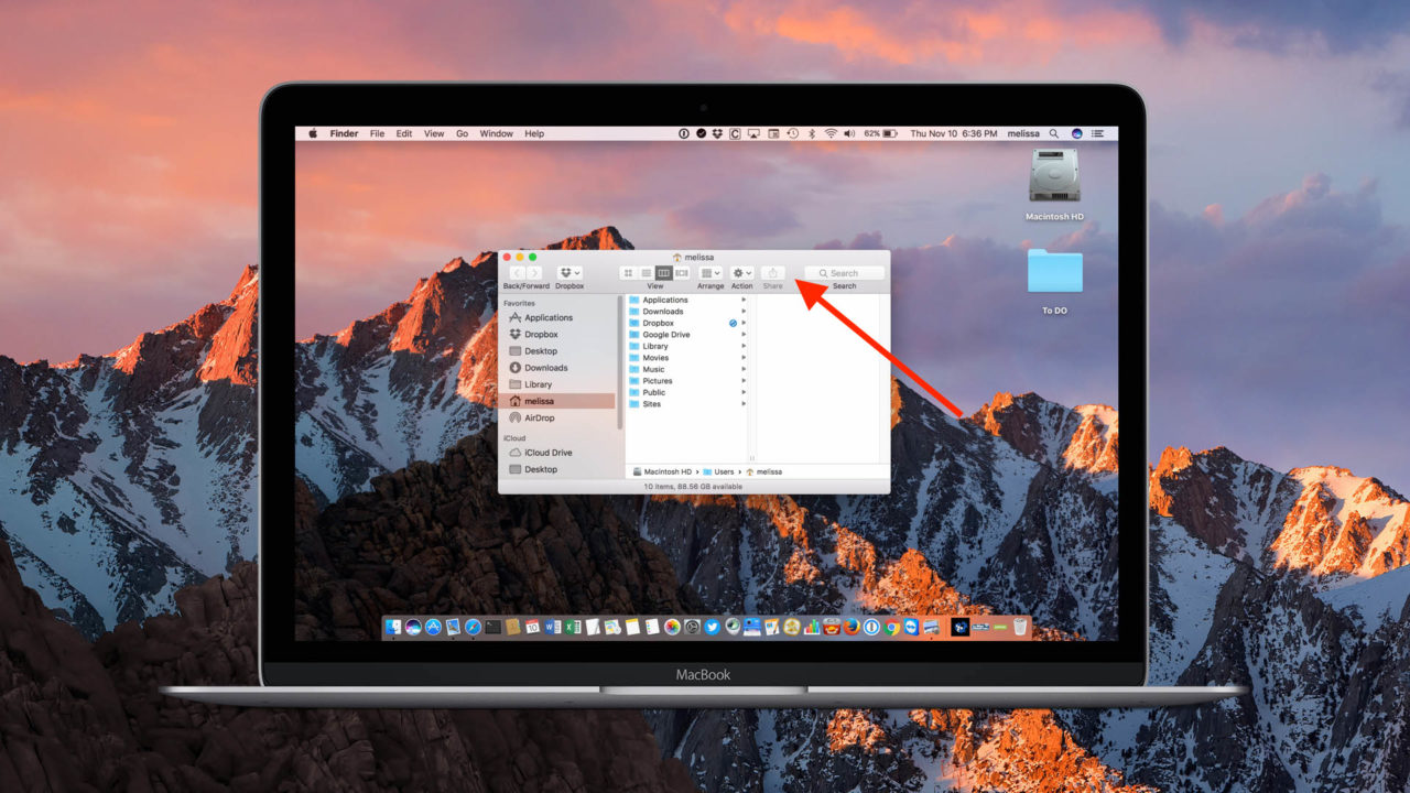 custom toolbars mac