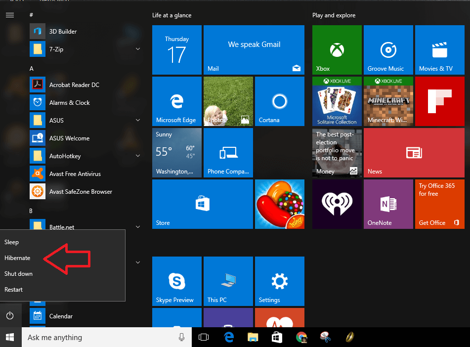 how-to-enable-the-hibernation-power-option-in-windows-10