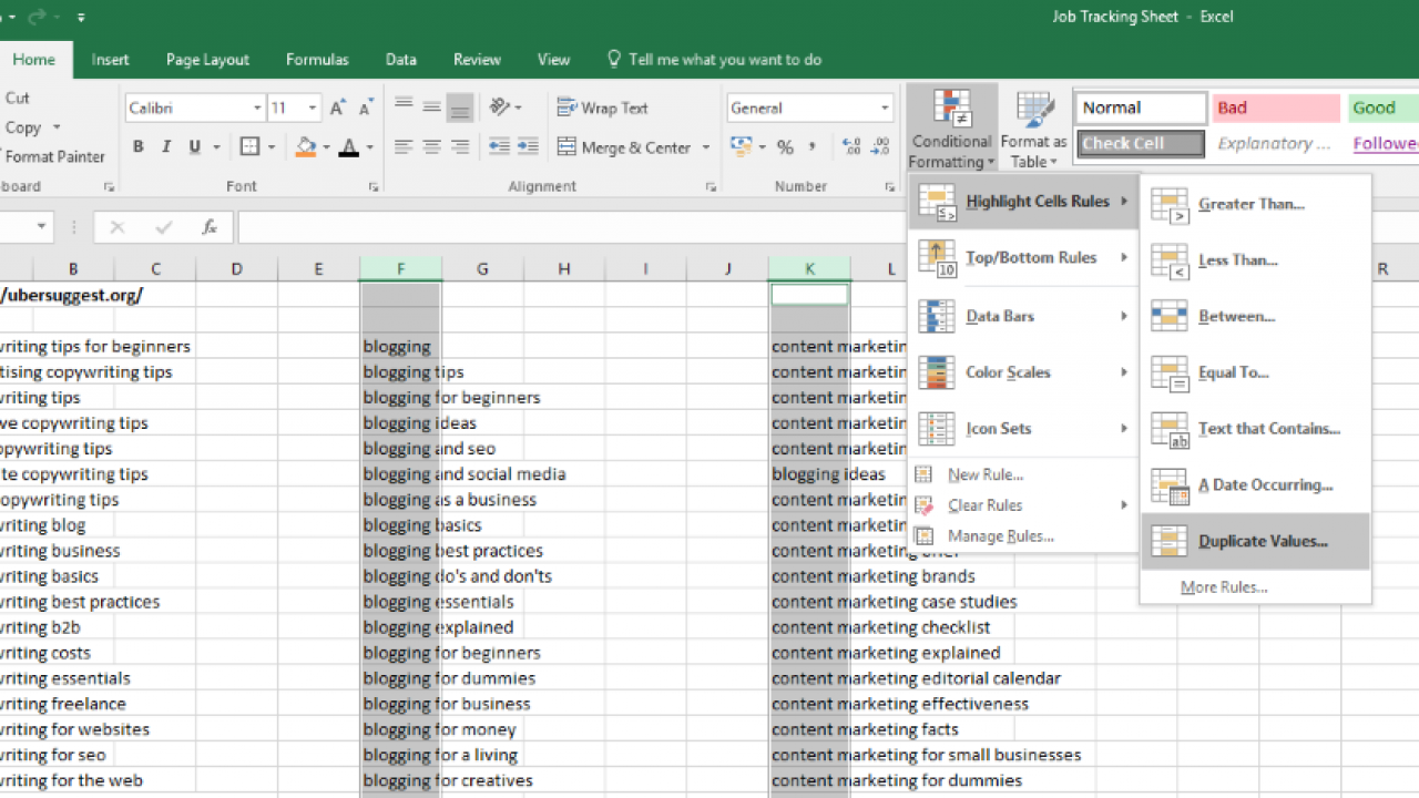 How To Compare 2 Columns in Microsoft Excel