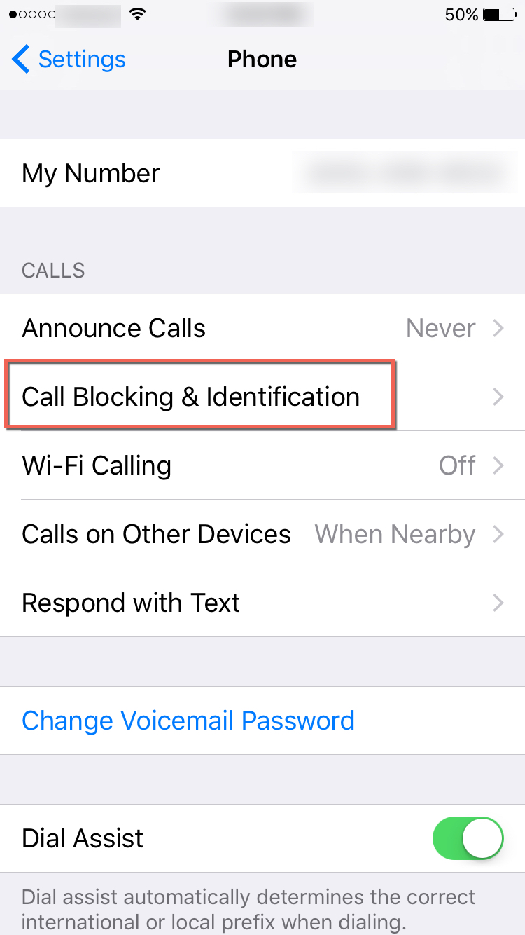 how can i block new numbers from calling me