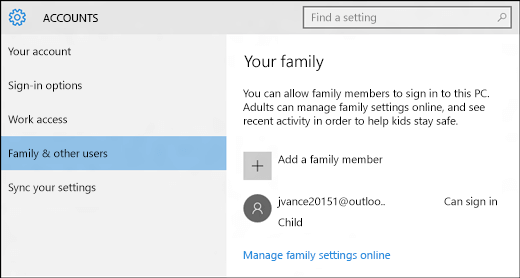 How to Add Family Members to a Windows PC and Manage What Your