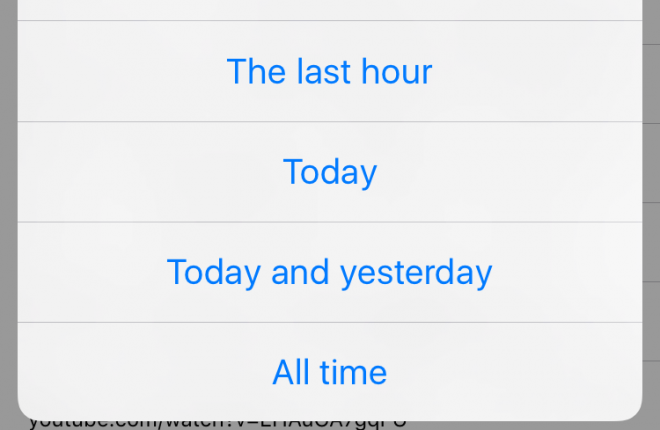 How To Clear History on the iPhone