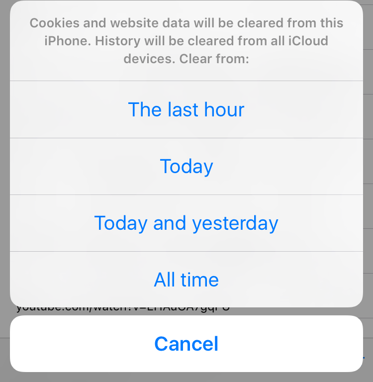 How To Clear History on the iPhone