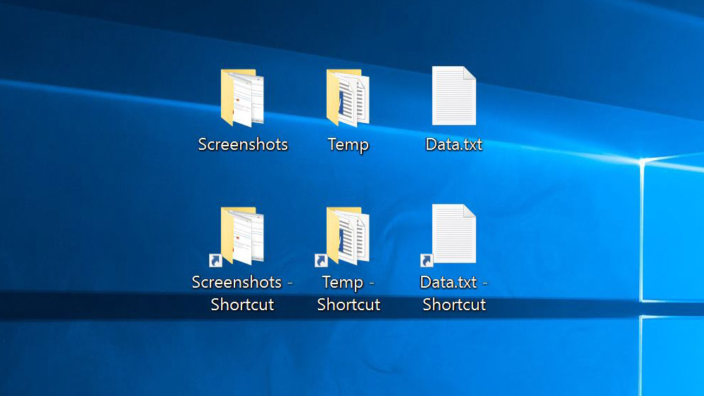 create shortcut windows