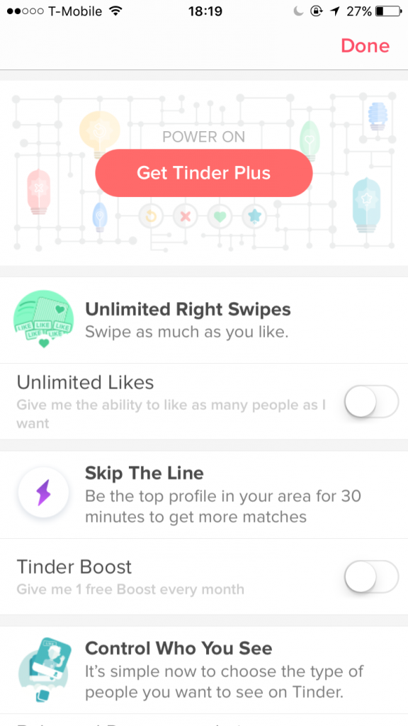 TERMS OF USE Tinder charges older people more