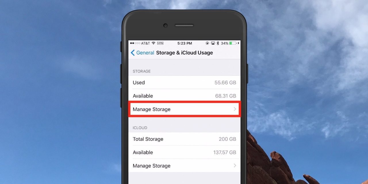 Manage Storage