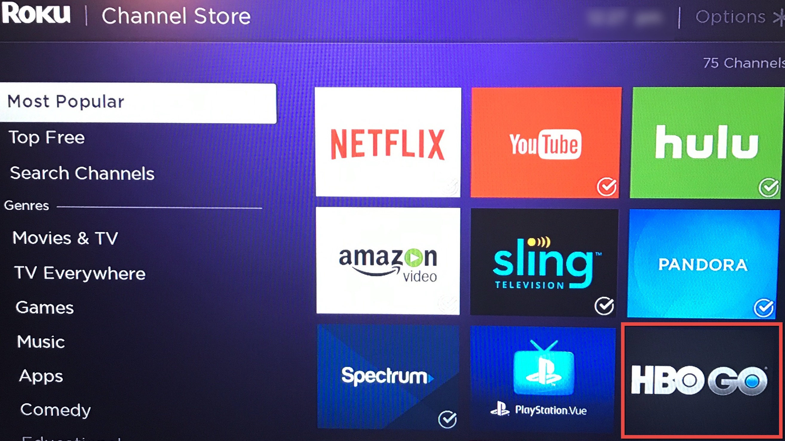 How to use HBO Go on Roku