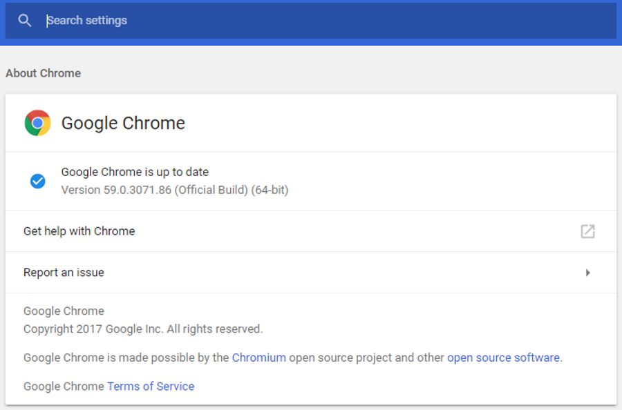 Which Version of Chrome Do I Have?