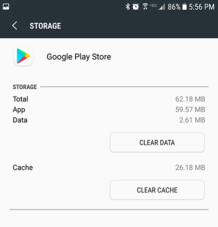 Google Play Store won't load or download apps