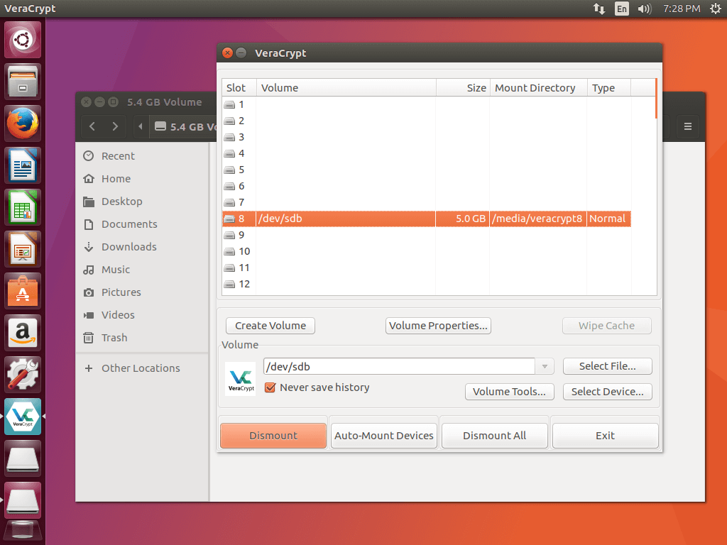VeraCrypt Mount