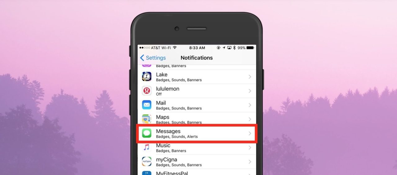 iphone notifications messages