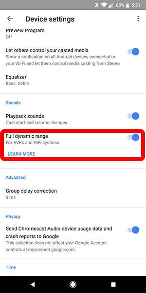 netflix 5.1 chromecast