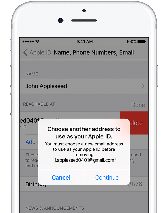 How To Change your Apple ID