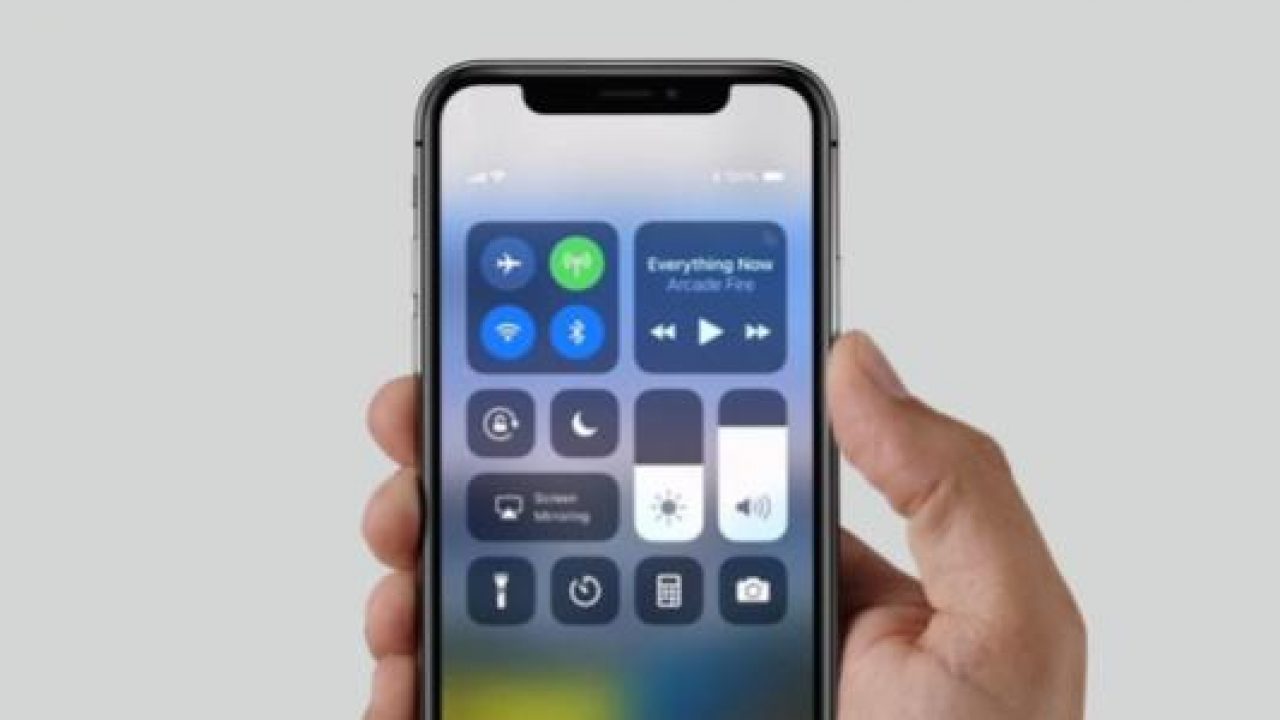 How to Access the Control Center on iPhone X