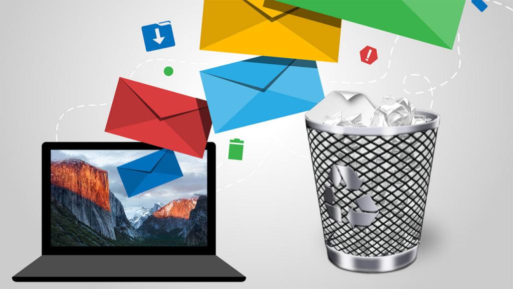 how to delete mail all at once on mac