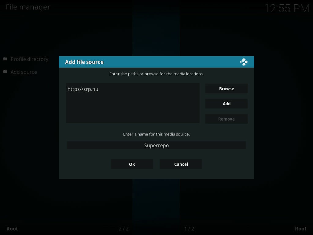 Add SuperRepo To Kodi