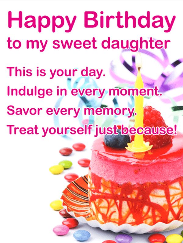 Birthday Wishes For Daughter From Mother