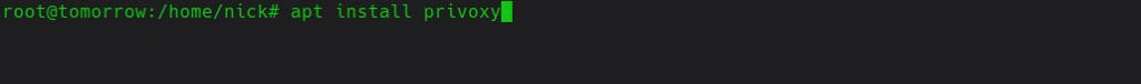 Install Privoxy