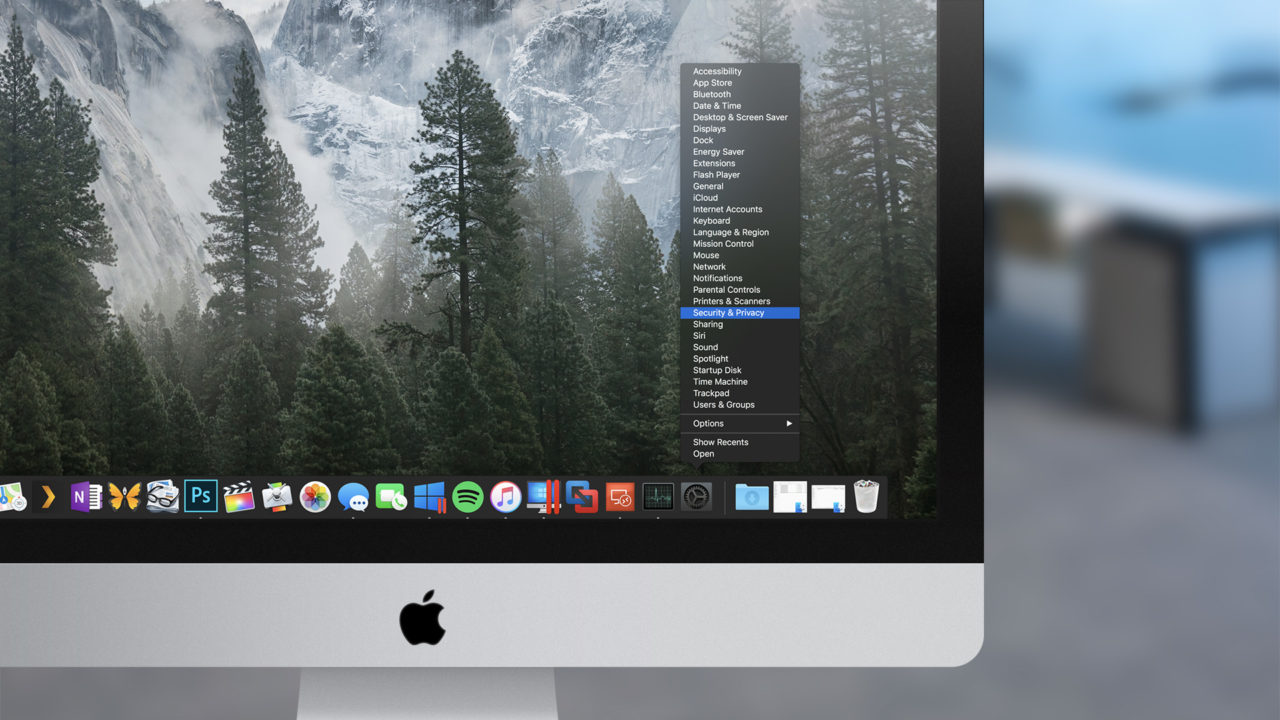 Launch Different System Preferences Directly from the macOS Dock