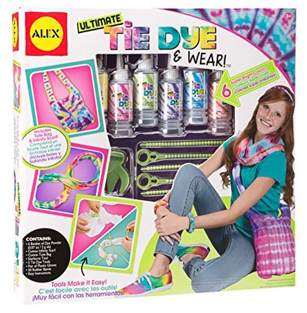 Creative toy gifts: tie dye kit for 11 year old girls