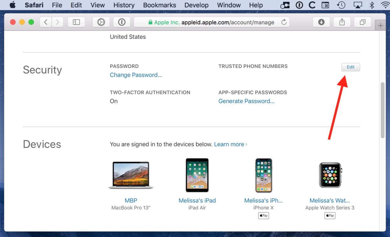 Пароли приложений apple id. Данные США для Apple ID.