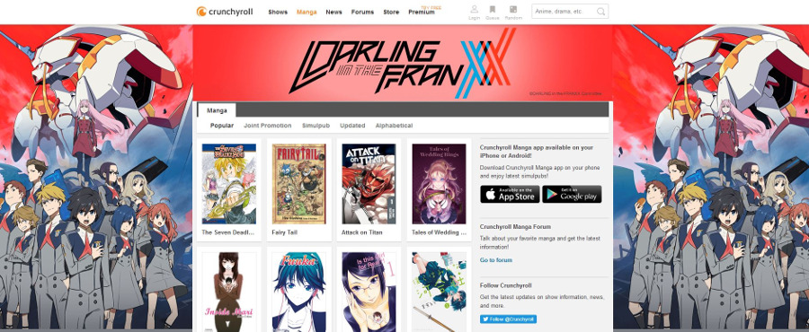6 of the Best Places to Read Manga Online