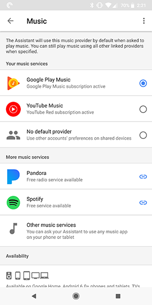 will google home play amazon music