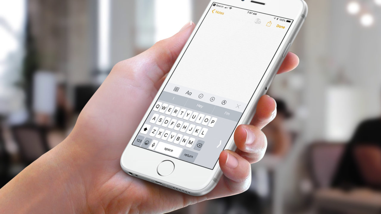 How to Use the iPhone's One-Handed Keyboard in iOS 11